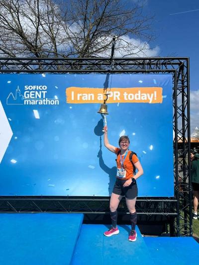 marathon van Gent finish